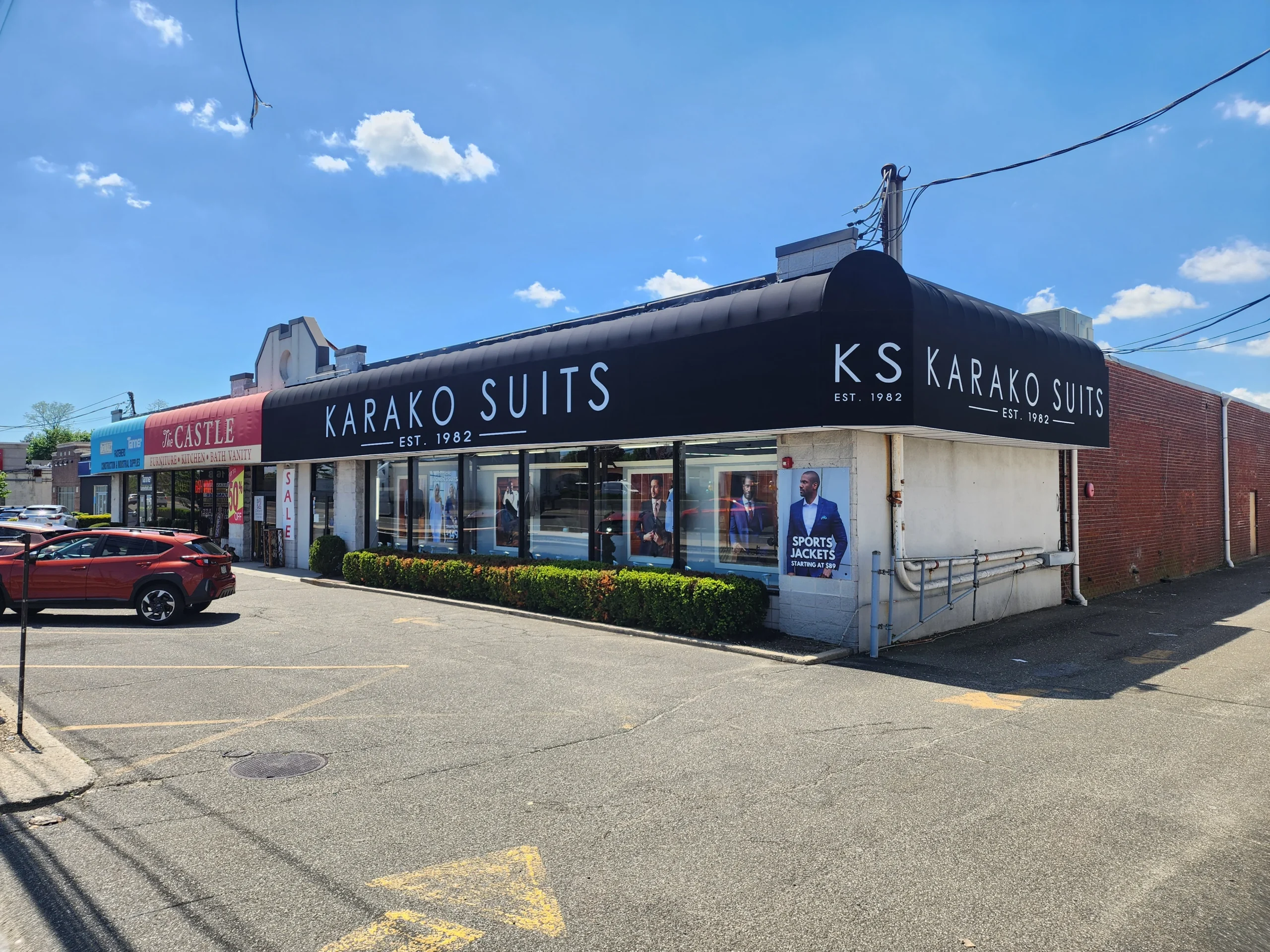 karako black awning