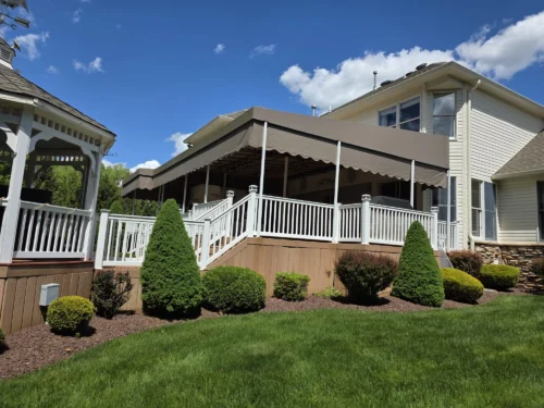 residential awning sunbrella fabric