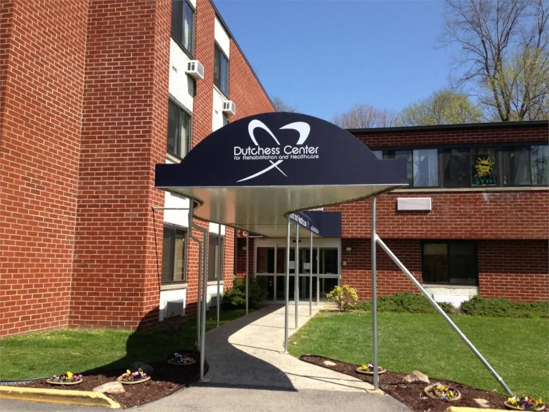 black walkway awning dutchess