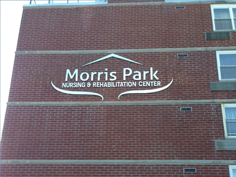 metal letter signage large morris park